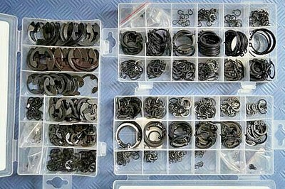 C E Clips Innen Aussen Sicherungsring Seegering Sortiment Sprengringe  900 tlg