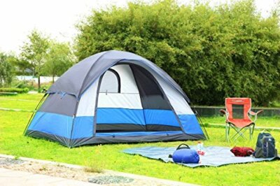SEMOO Camping Tent Water Resistant 5 Person 3-Season Family Dome Tent with Bag