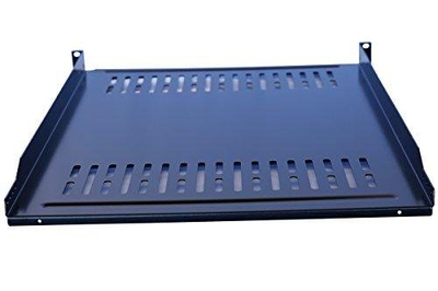 Rising Fixed Rack Server Shelf 19'' Rack Mount 1U-Adjustable from 25-31'' Rear