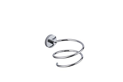 KTY Hair Dryer Holder, Wall Mounted Hair Dryer Rack Stainless Steel Blow Dryer