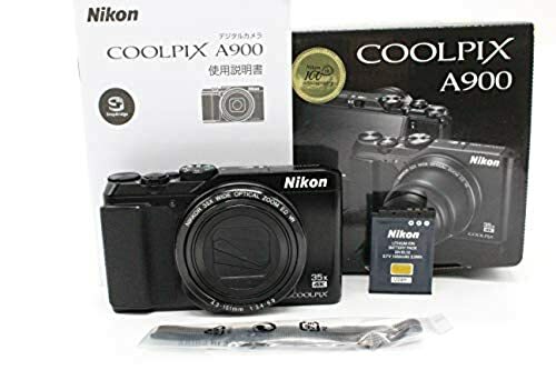 Nikon Digital Camera COOLPIX A900BK 20MP Wi-Fi 35x Optical