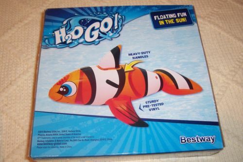BESTWAY H2O Go FLOATING IN THE SUN CLOWN FISH RIDER 3+