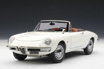 1:18 AUTOart ALFA ROMEO 1600 DUETTO SPIDER 1966 bianco white NEU NEW