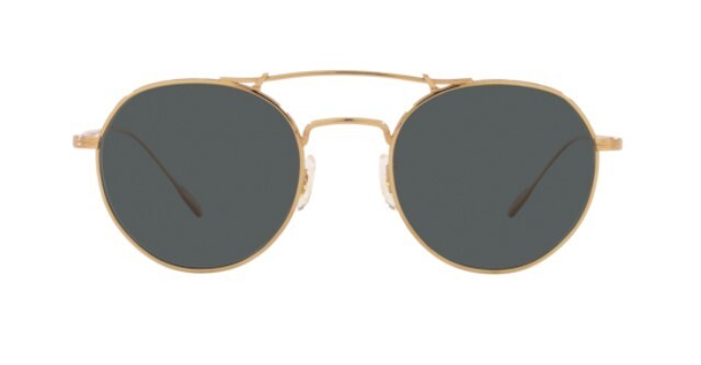 Pre-owned Oliver Peoples 0ov1309st Reymont 5292p2 Gold/midnight Express Unisex Sunglasses