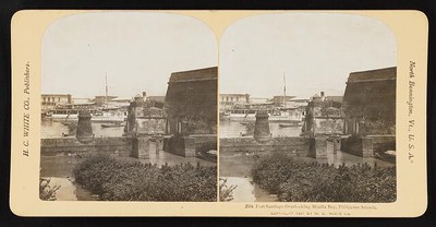 Photo:Fort Santiago overlooking Manila Bay, Philippine Islands 1901