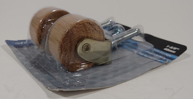 Easy Roll Wood Wheel Shepherd Hardware Stem Caster Perfect Antique Furniture 2pk