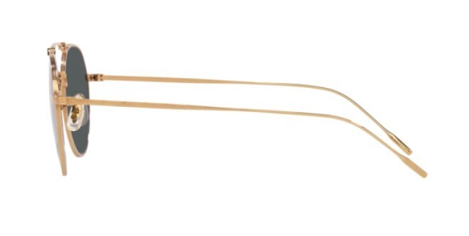 Pre-owned Oliver Peoples 0ov1309st Reymont 5292p2 Gold/midnight Express Unisex Sunglasses