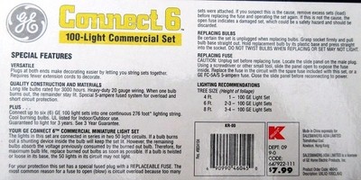 3 Set 100 Clear Mini String Light GE Connect 6 Commercial, 300 Wedding, Party