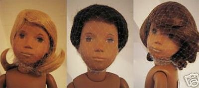Doll Hair Nets (3 nets per pack) Sasha Gregor Toni vintage 16'' doll