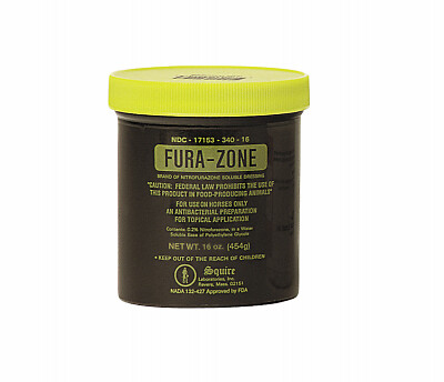 Neogen 79103 Fura-Zone Equine Nitrofurazone Antibacterial Ointment, 1 Lb. -