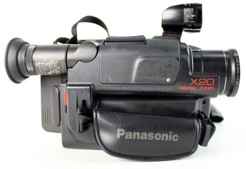 VINTAGE Panasonic Camcorder AF X6 CCD OmniMovie VHS HQ With VINTAGE Panasonic Camcorder AF X6 CCD OmniMovie VHS HQ With