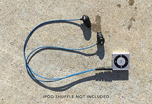 Surge S+ Waterproof Sport Short Cord Headphones for Swimming in-Ear Sweatproof N