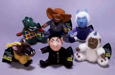 Vintage Star Trek Alien Plush Beans/Beanies- Complete Set of 6-  Unused!