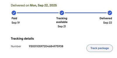 Item photo(s) from verified buyer