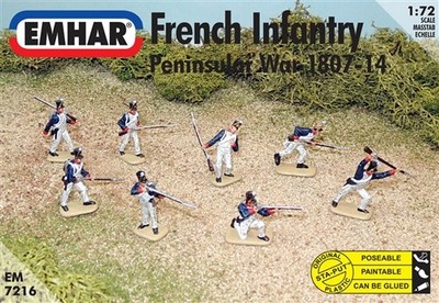 Emhar French infantry peninsular war 1807-14 1:72 EM7216