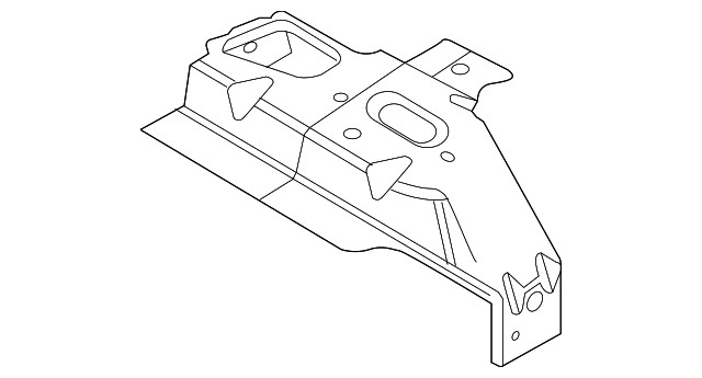 Genuine Radiator Grille Support Panel Left Bracket 3T1Z-8B455-A