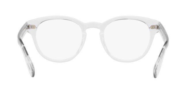 Pre-owned Oliver Peoples 0ov5413u Cary Grant 1101 Crystal Unisex Eyeglasses In Clear