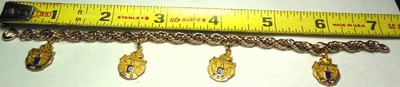  MAGNAVOX Radio, Electronics Co. 1/10 10K employee service award charm bracelet