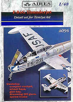 Aires Hobby 4096 1:48 F84G Thunderjet Detail Set For TAM