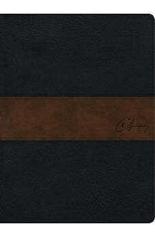 BIBLIA RVR 1960 DE ESTUDIO SPURGEON MARRON SIMIL PIEL DUO TONE