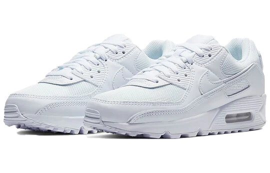 

Nike Air Max 90 Triple White Grey Кроссовки Кроссовки CQ2560-100 Женский размер, Белый, Nike Air Max 90