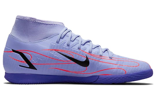 

Nike Superfly 8 Club KM IC Flames Kylian Mbappe Purple Red DB2863-506 Мужские 11, Фиолетовый, Nike Mercurial Superfly