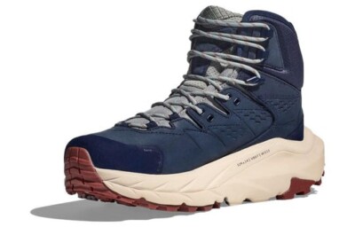 Hoka One One Kaha 2 GORE-TEX 1130529-LSSND Boots Men's Blue Ankle Hiking LR1258