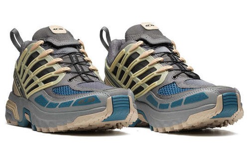 Pre-owned Salomon Acs Pro 'pewter Monument Aegean Blue' 472990