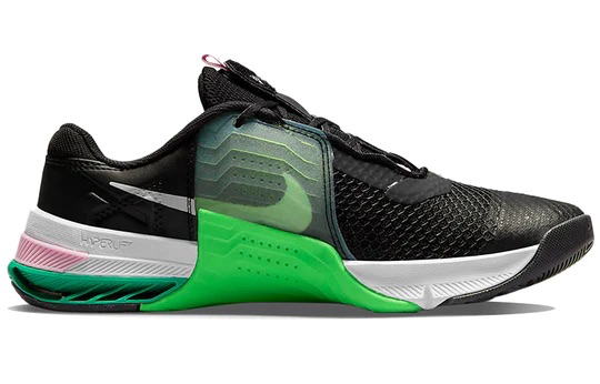 

Женские кроссовки W Nike Metcon 7 Black Green Strike White Pink CZ8280-036 6, Черный, Nike Metcon 7