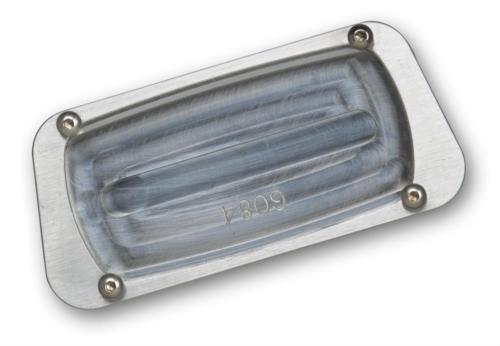 Lokar Pedale Acceleratore In Alluminio Billet Cromato Con Inserti In Gomma - Modello BAG-6188 - Compatibile Con Cavo, Fissaggio Originale - 2
