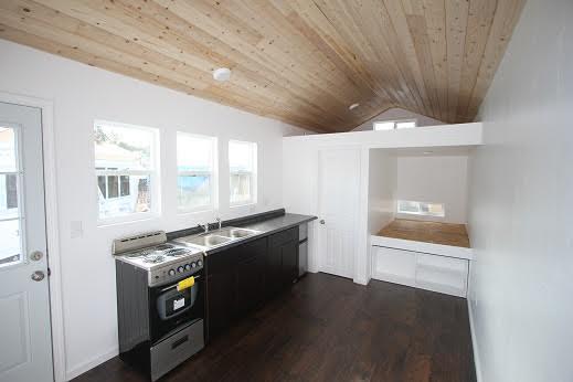 Tiny House DUBLIN GREY mobile Cottage 9 x 20  Professionally built KITCHEN &BATH