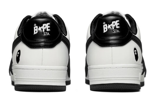 Pre-owned A Bathing Ape Bape Sta Os 2 ( Black ) 1k20-191-314 Casual June 2024 Model In White,black