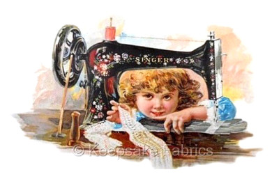 Singer Thread Girl Crazy Quilt Block Multi Sizes FrEE ShiPPinG WoRld WiDE (S8