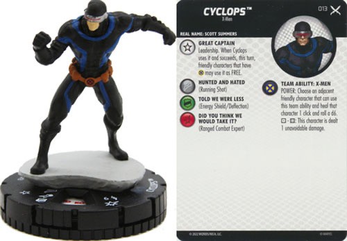 Marvel Heroclix X-Men X of Swords Common : Cyclops - 013