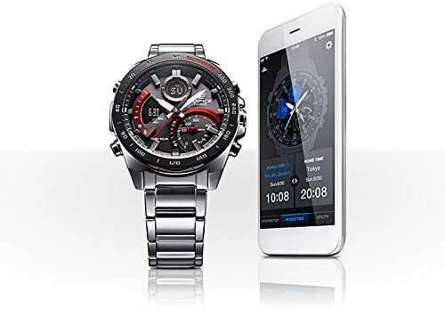Pre-owned Casio Edifice Bluetooth Tough Solar Ecb-900db-1a Chronograph From Japan F/s