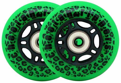 GREEN CHEETAH Wheels for RIPSTICK ripstik wave board  ABEC 9 76MM 89A OUTDOOR