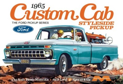Moebius Models 1965 Ford Custom Cab Styleside Pickup 1/25 1234 Plastic Model Kit