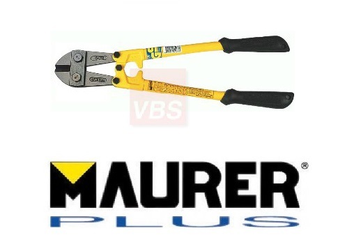 MAURER PLUS - TRONCHESE TAGLIABULLONE 350 MM. 14"  CON LAME IN ACCIAIO