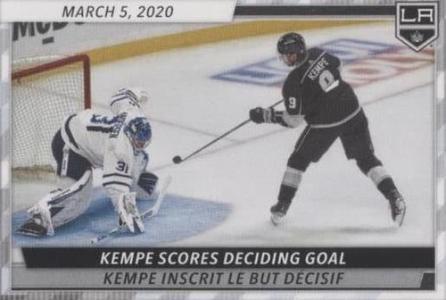 2020-21 Topps NHL Stickers - Adrian Kempe #223