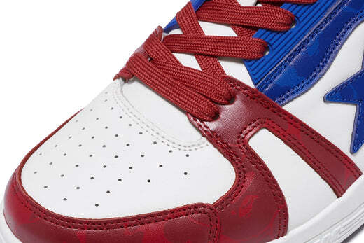 Pre-owned A Bathing Ape Bape Russel Cluch Sta Multi 1j73-191-922 Men's Size In Red