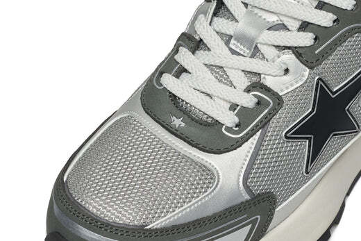 A BATHING APE A BATHING APE CROSS STA ( GRAY ) 1K80-191-318 CASUAL SEP 2024 MODEL JAPAN