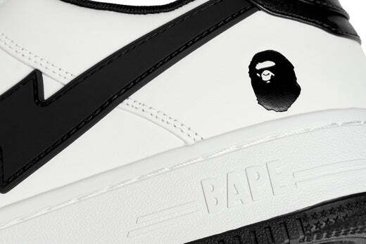 Pre-owned A Bathing Ape Bape Sta Os 2 ( Black ) 1k20-191-314 Casual June 2024 Model In White,black