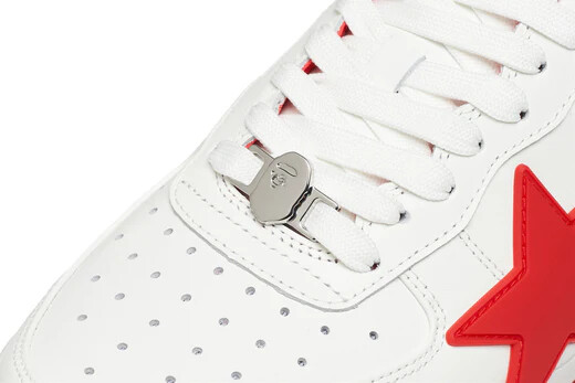 Pre-owned A Bathing Ape Bape Sta Os 2 ( Red ) 1k20-191-314 Casual June 2024 Model In White,red