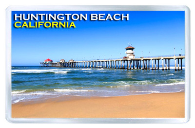 Huntington Beach California USA Fridge Magnet Souvenir