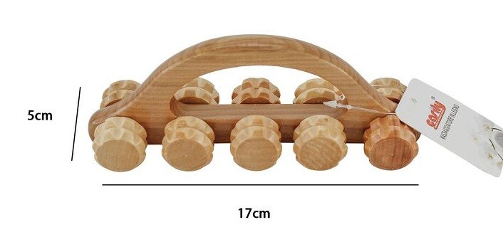 Massaggiatore In Legno Massaggio Relax Antistress Schiena Corpo 69596 dfh