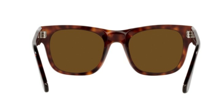 Pre-owned Persol 0po3269s 24/57 Havana/ Brown Polarized Rectangle Unisex Sunglasses