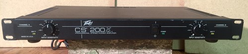 Peavey CS200X Two Channel Professional Stereo Power Amplifier 110W x 2 Tested