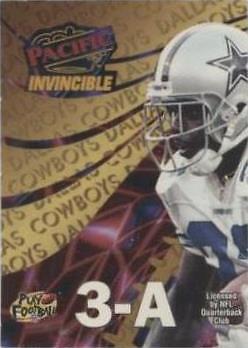 1997 Pacific Invincible Emmitt Smith #3-A