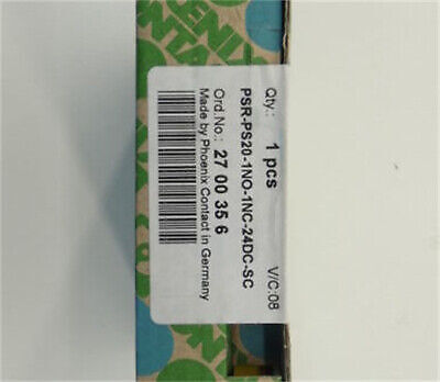 New Phoenix Contact PSR Coupling Relay PSR-PS20-1NO-1NC-24DC-SC 2700356