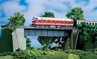 AUHAGEN HO scale ~ STEEL PLATE BRIDGE ~ plastic model kitset 11341